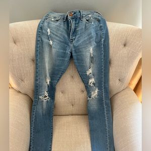 Abercrombie & Fitch Harper Low Rise Super Skinny